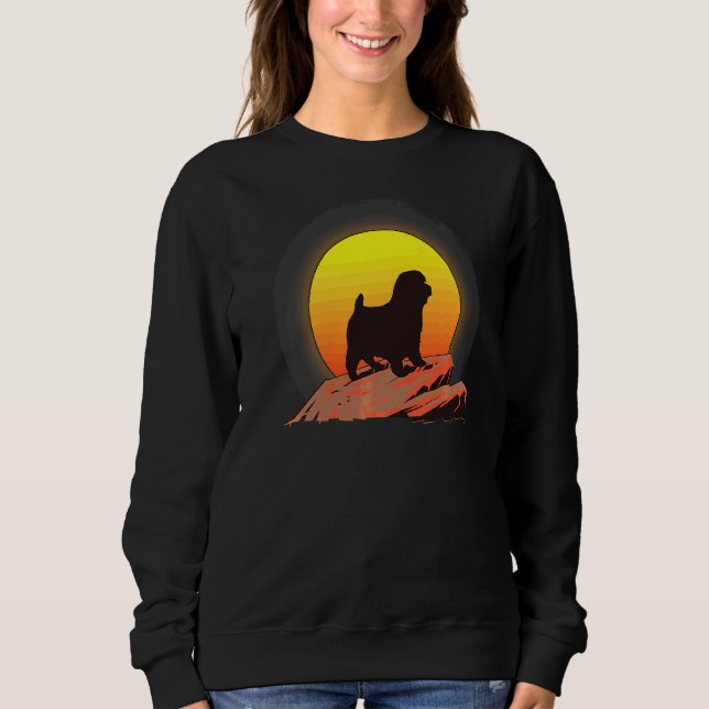 Norfolk Terrier Dog Sunrise Sweatshirt (Front)