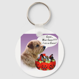 Norfolk Terrier Halloween Candy Key Ring