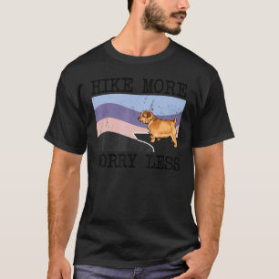 Norfolk Terrier Hike More Worry Less Graphic Hikin T-Shirt