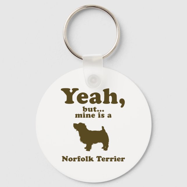 Norfolk Terrier Key Ring (Front)