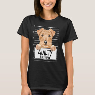 Norfolk Terrier Mugshot Guilty Dog T-Shirt