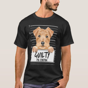 Norfolk Terrier Mugshot Guilty Dog T-Shirt