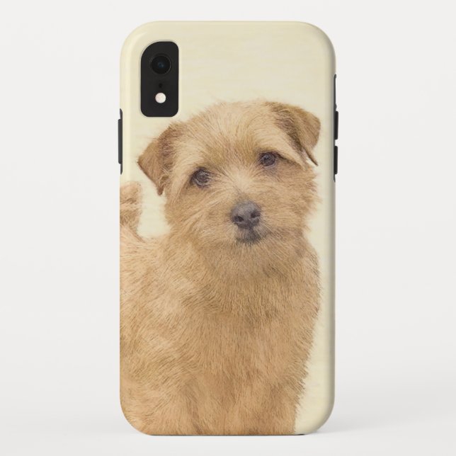 Norfolk Terrier Painting - Original Dog Art Case-Mate iPhone Case (Back)