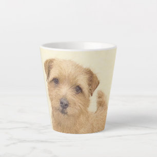 Norfolk Terrier Painting - Original Dog Art Latte Mug