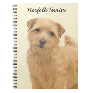 Norfolk Terrier Painting - Original Dog Art Notebook