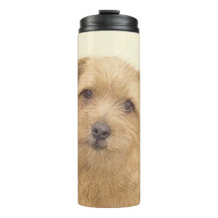 Norfolk Terrier Painting - Original Dog Art Thermal Tumbler