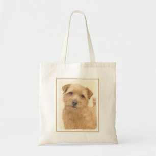 Norfolk Terrier Painting - Original Dog Art Tote Bag
