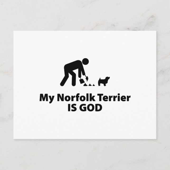 Norfolk Terrier Postcard (Front)