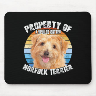 Norfolk Terrier Retro Property Of Mouse Mat