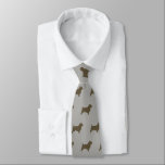 Norfolk Terrier Silhouettes Pattern | Dog Lover's Tie<br><div class="desc">This original Norfolk Terriers pattern neck tie makes a great gift for dog dads! Available in a variety of colors, this cool tie makes a statement for anyone who loves a Norfolk. An awesome gift for the guy who wears a tie for business, or for special events like holiday programs,...</div>
