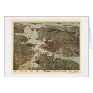 Norfolk, VA Panoramic Map - 1891