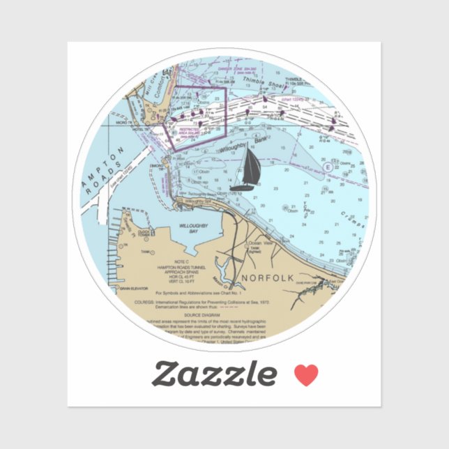 Norfolk Virginia Chart (Sheet)