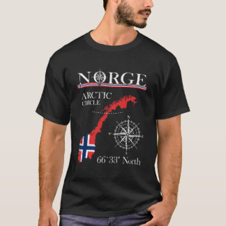 Norge Arctic Circle Polar North Norway Norwegian F T-Shirt
