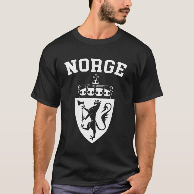 Norge Coat of Arms T-Shirt (Front)