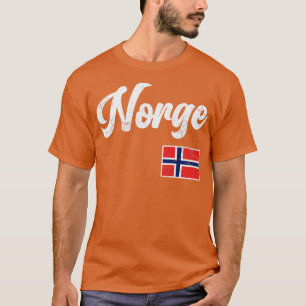 Norge Flag Norway Norwegian Family T-Shirt
