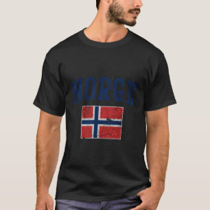 Norge Flag Norway Norwegian Home Love Family T-Shirt