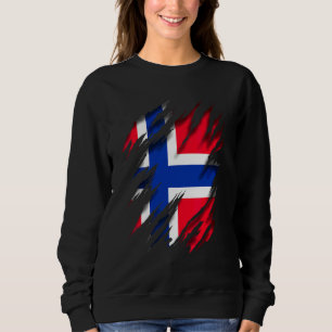 Norge Noreg Norwegian Flag Norway Sweatshirt