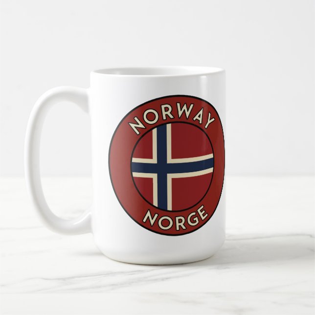 Norge Norway Coffee Mug (Left)