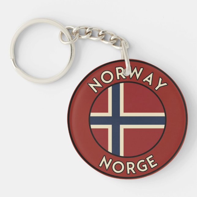 Norge Norway Key Ring (Front)