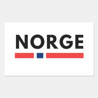 Norge Rectangular Sticker