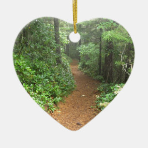 Norhtwest Hiking Trail Ceramic Tree Decoration