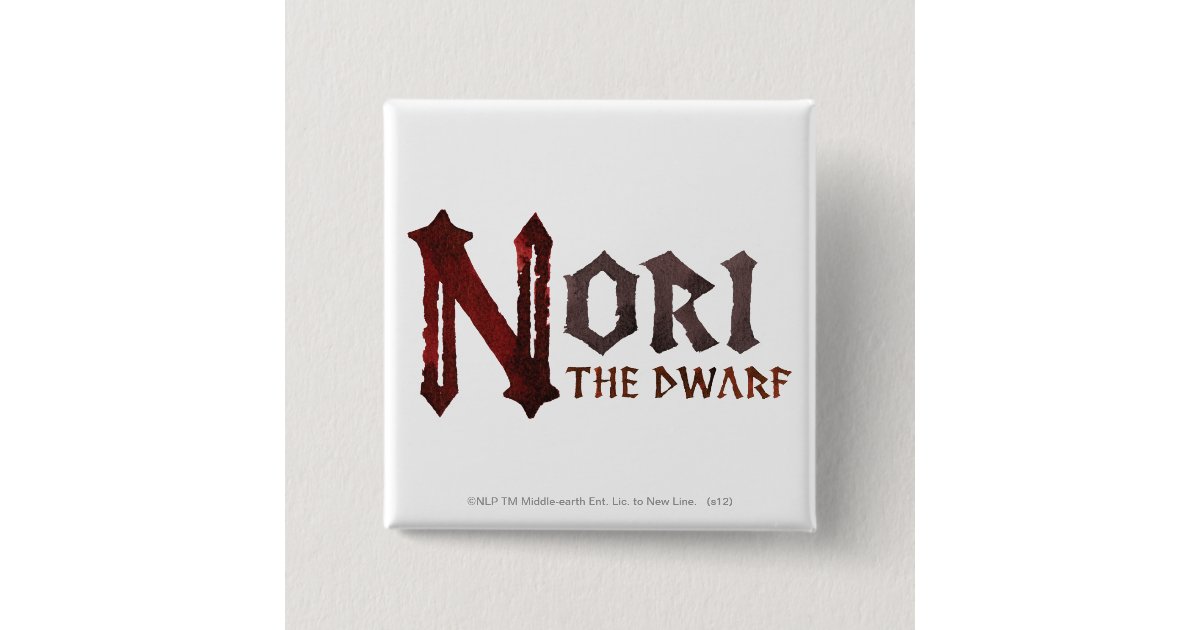 Nori Name 15 Cm Square Badge Zazzle