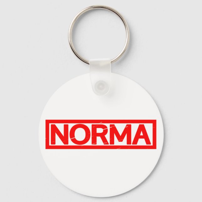 Norma Stamp Key Ring (Front)