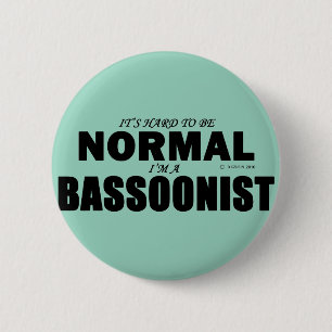 Normal Bassoonist 6 Cm Round Badge