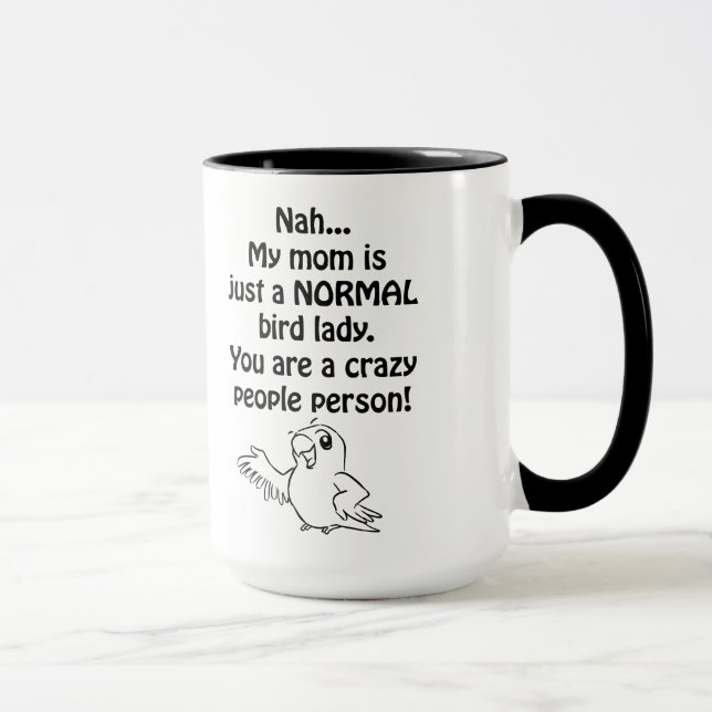 Normal Bird Lady Mug (Right)