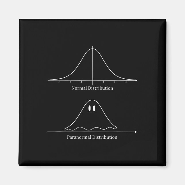Normal Distribution Halloween Costume Fun  Magnet (Front)
