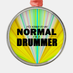 Normal Drummer Metal Tree Decoration