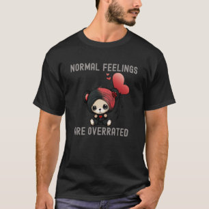 Normal Feelings Are Overrated Emo Music Scene 7 T-Shirt
