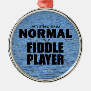 Normal Fiddle Player Metal Tree Decoration