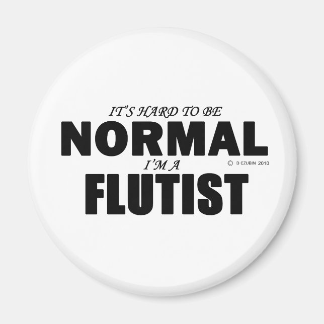 Normal Flautist Magnet (Front)