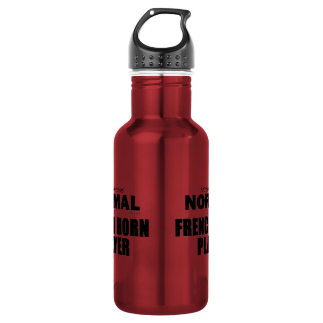 Normal French Horn Player 532 Ml Water Bottle (Front)