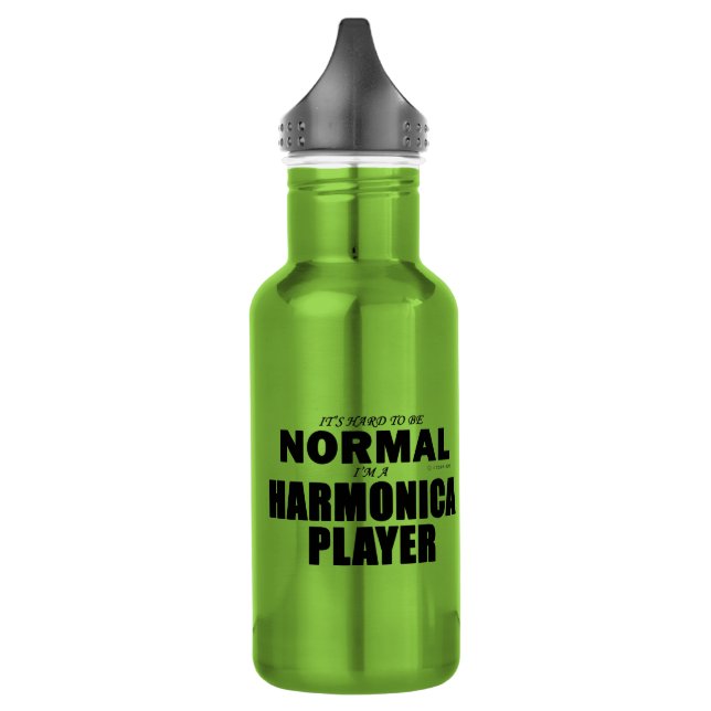 Normal Harmonica Player 532 Ml Water Bottle (Left)