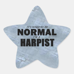 Normal Harpist Star Sticker