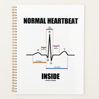 Normal Heartbeat Inside ECG EKG Electrocardiogram Planner