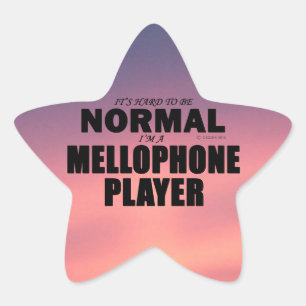 Normal Mellophone Player Star Sticker