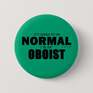 Normal Oboist 6 Cm Round Badge