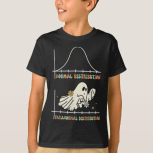 Normal Paranormal Distribution School Psychologist T-Shirt