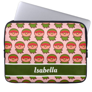 Normal Peach-faced lovebird Laptop Sleeve