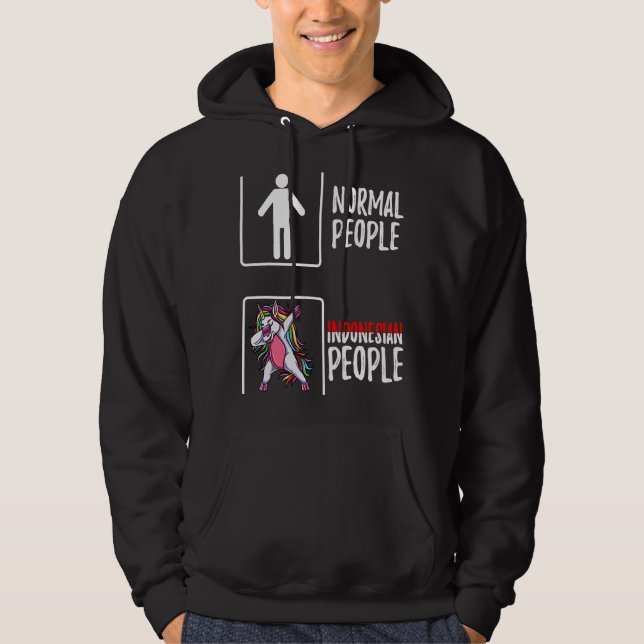 Normal People Indonesian Hoodie (Front)