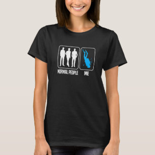 Normal People Me Snorkeler Scuba Diver Diving Snor T-Shirt