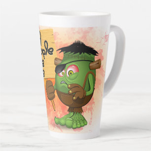 'Normal People Scare Me' Frankenstein Character Latte Mug