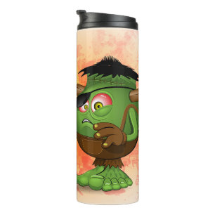 'Normal People Scare Me' Frankenstein Character Thermal Tumbler