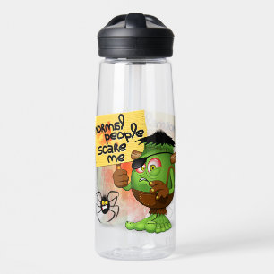 'Normal People Scare Me' Frankenstein Character Water Bottle