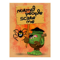 'Normal People Scare Me' Humorous Frankenstein