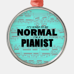 Normal Pianist Metal Tree Decoration