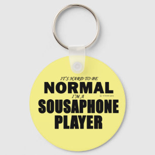 Normal Sousaphone Player Key Ring